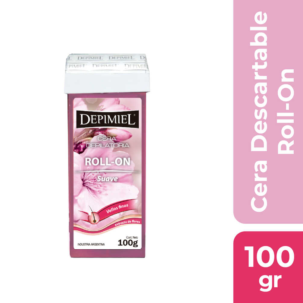 Depimiel Cera Descartable Rollon Suave x 100 gr 