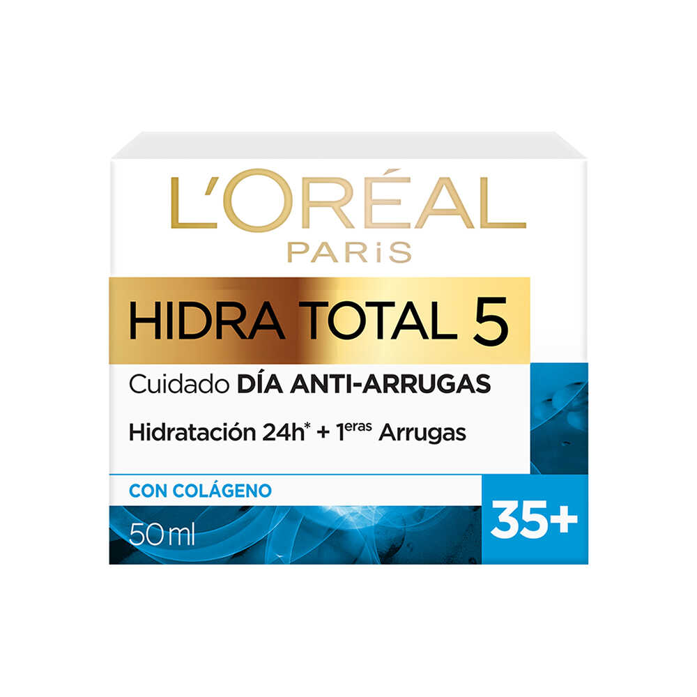 Loreal Hidra Total 5 Antiarrugas Crema Con Colágeno +35 x 50 ml