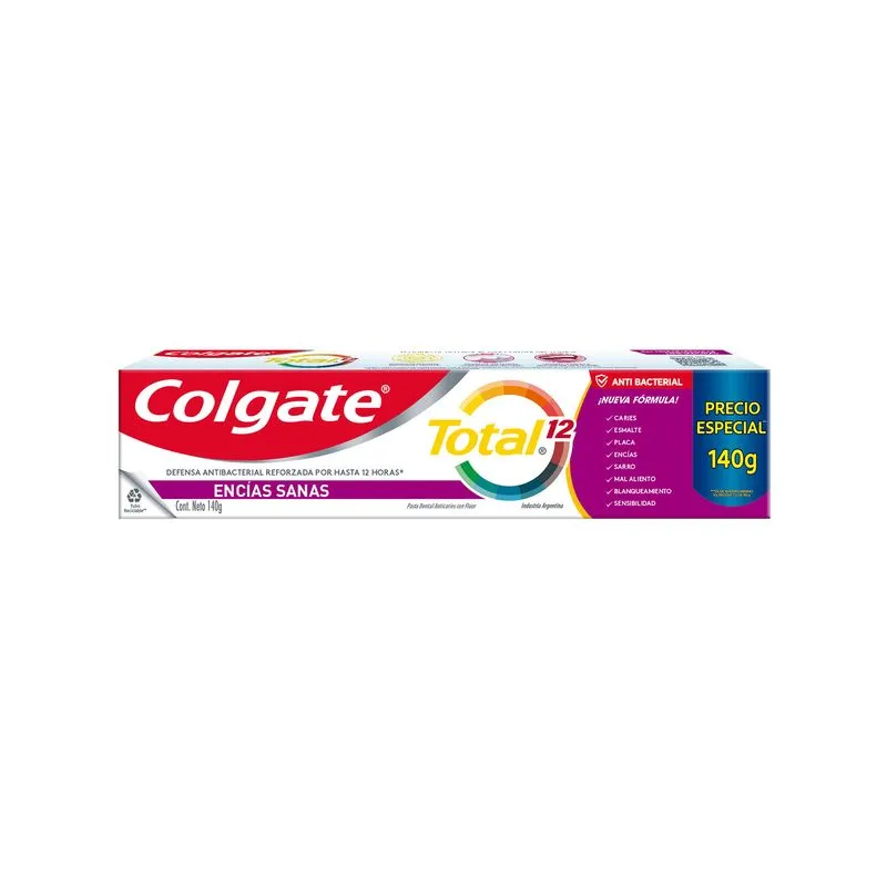 Colgate Crema Dental Total 12 Encías Sanas x 140 gr