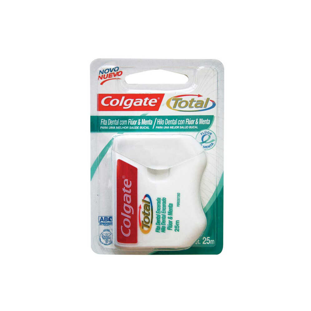 Hilo Dental Colgate Total 12 Flúor y Menta 25m