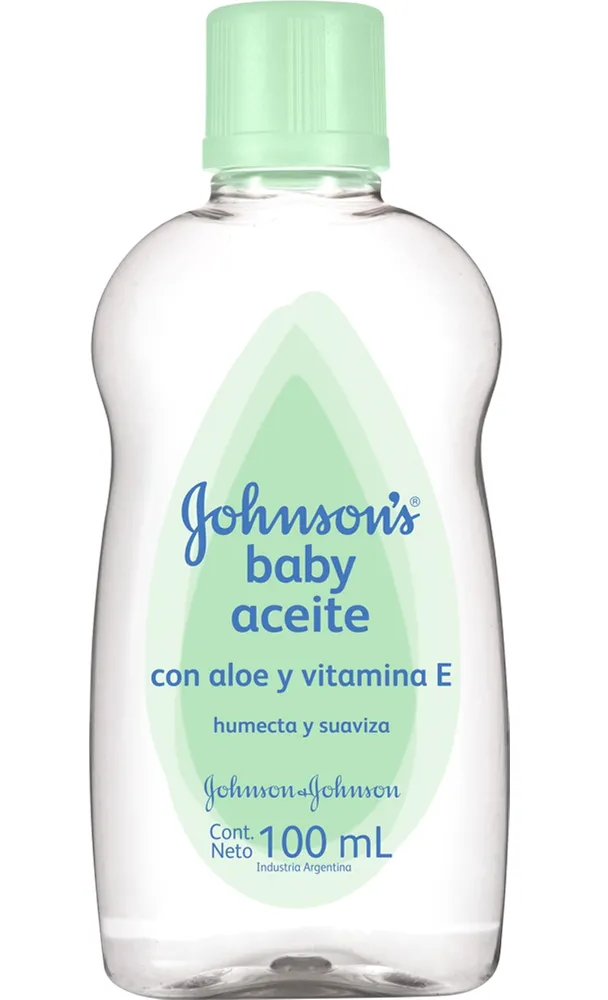 Aceite Bebé Johnson's Baby con Aloe y Vitamina E 100ml - JOHNSON