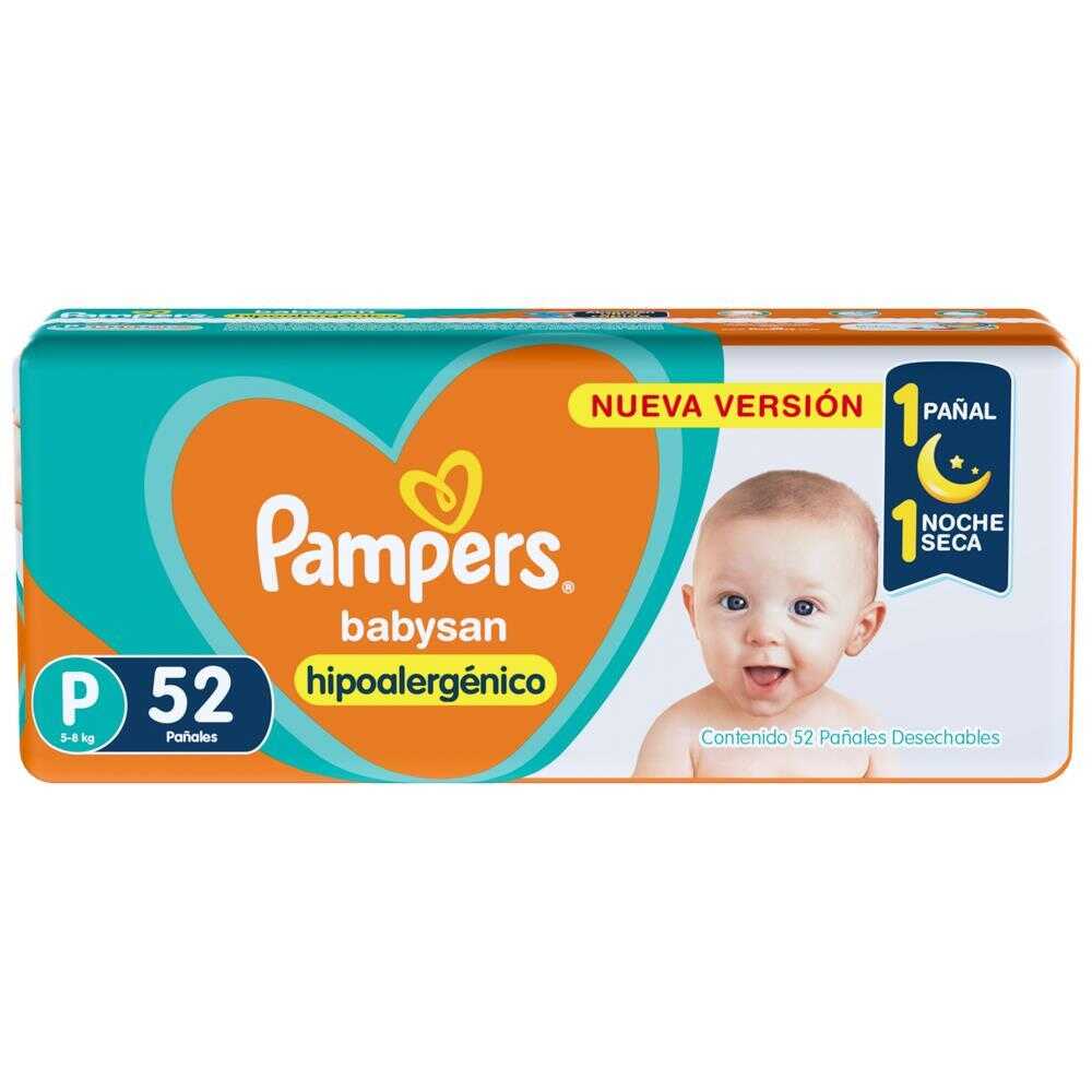 Pampers Babysan Supersec Pequeño X 52 unid