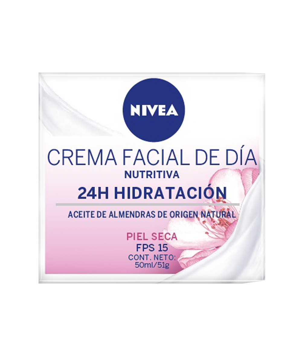 Nivea Facial Crema de Día + Nutrición FPS 15 50 ml