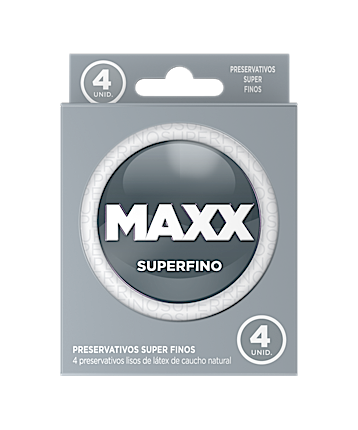 Maxx Preservativos Super Fino x 3 unidades