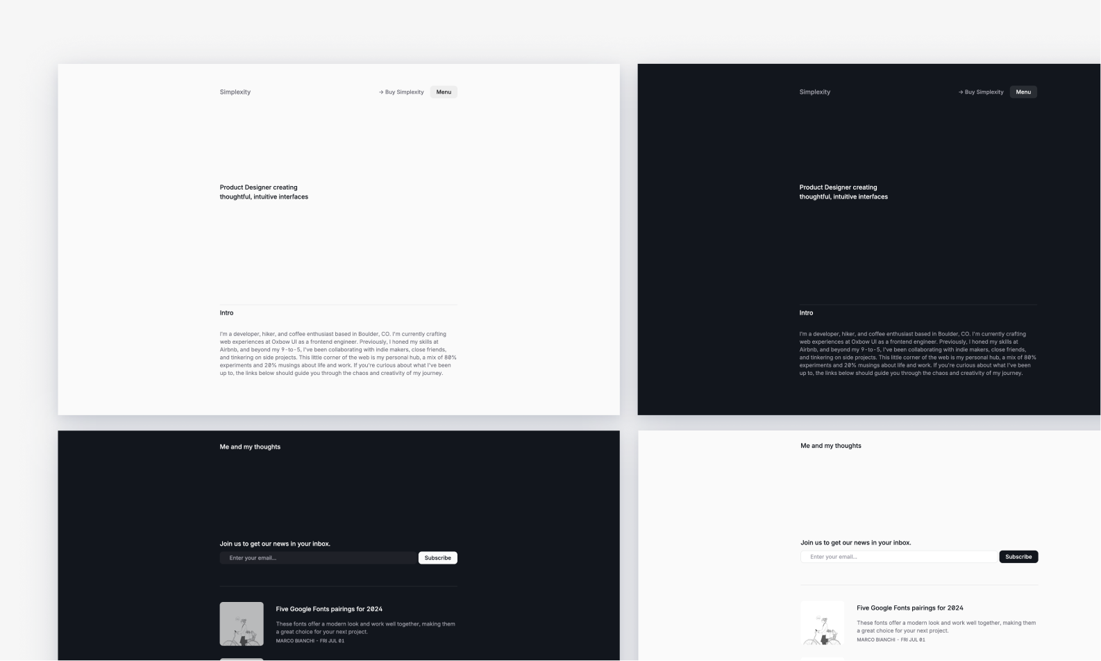 Simplexity Astro + CMS | Astro
