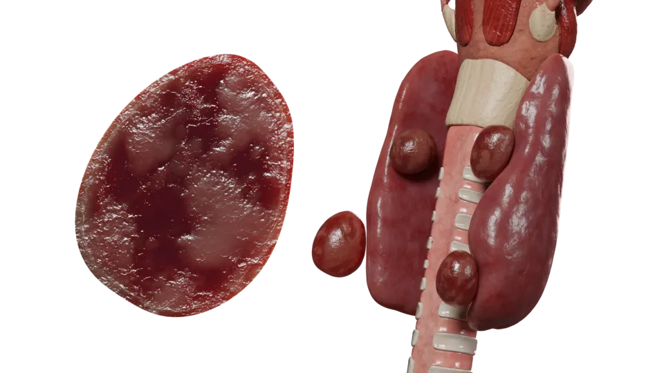 Tertiaire (adénomes parathyroïdiens)