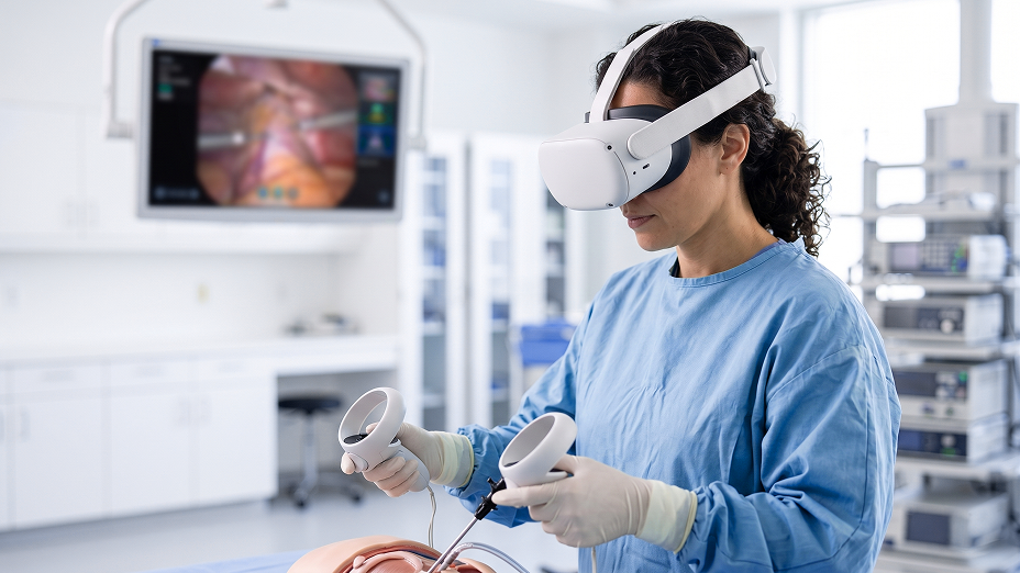 VR simulations for medical students and HCPs: learning in a 3D world