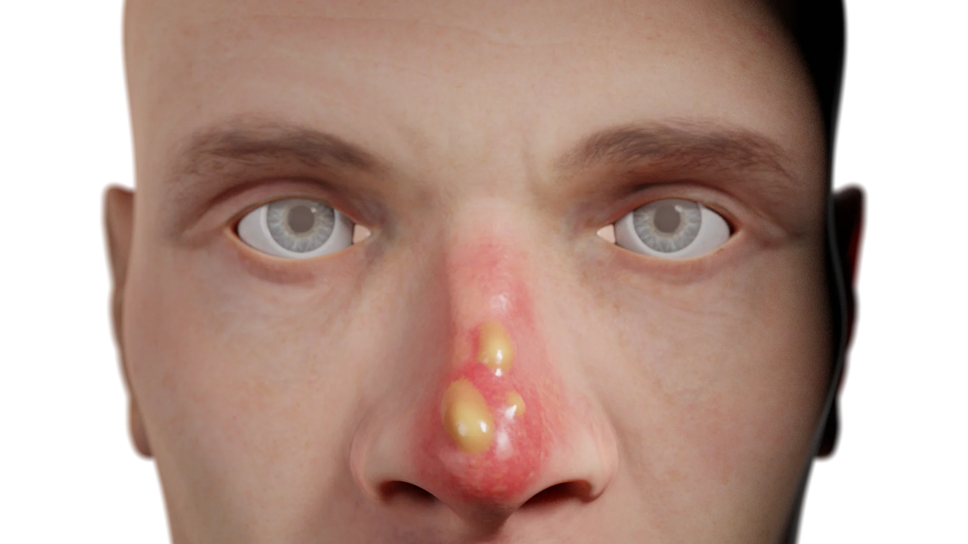2nd degree nose burn