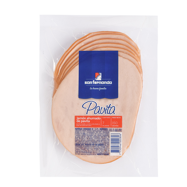 Jamón ahumado de pavita <br> x 150 Gr.