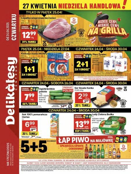 Gazetka Delikatesy Centrum od 2025 04 24