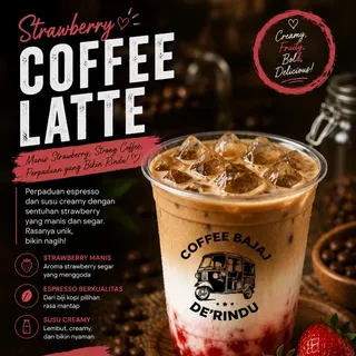 Strawberry Coffee Latte