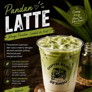 Pandan Latte