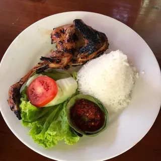 Nasi Ayam Kampung Bakar