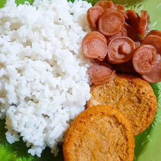 Nasi Sosis Nugget