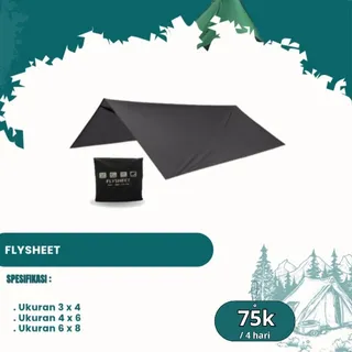 FLYSHEET 4X6 M Per Trip