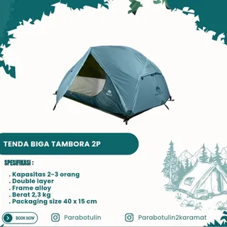 TENDA BIGA TAMBORA BIRU