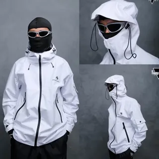 Jaket Gorpcore Putih