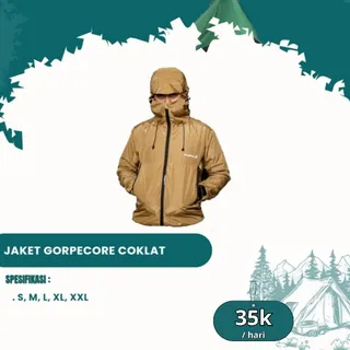 JAKET Gorpcore COKLAT