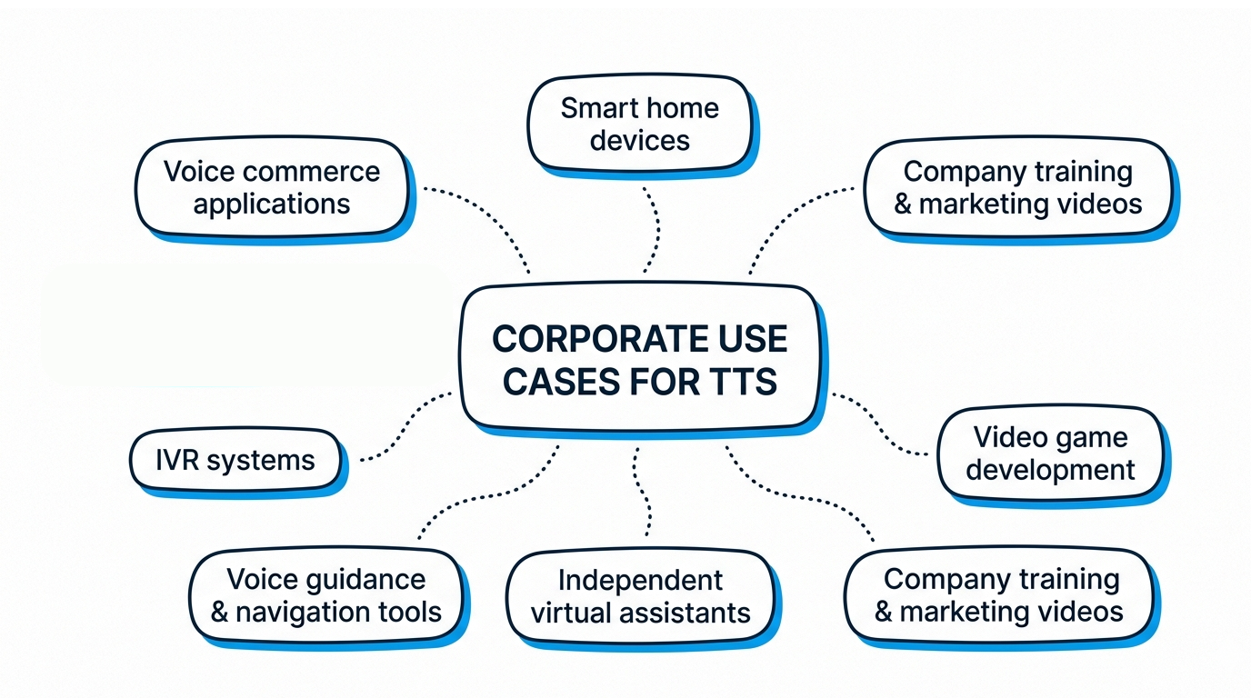 Corporate Use Cases for TTS