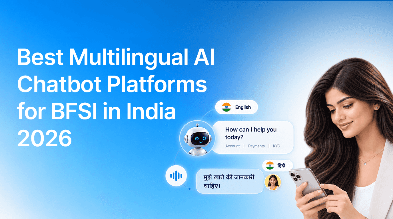 Best Multilingual AI Chatbot Platforms for BFSI in India 2026
