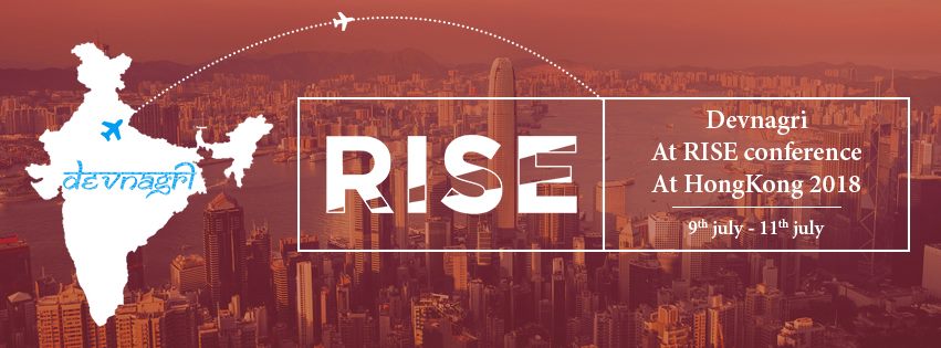 Devnagri At RISE Conference 2018 Hong Kong