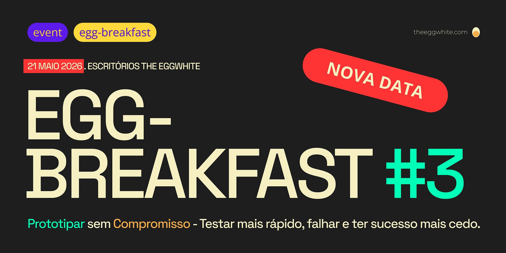 EGG-Breakfast #3: Prototipar sem Compromisso