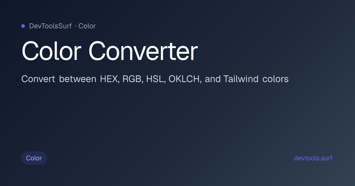 Color Converter preview - Color tool