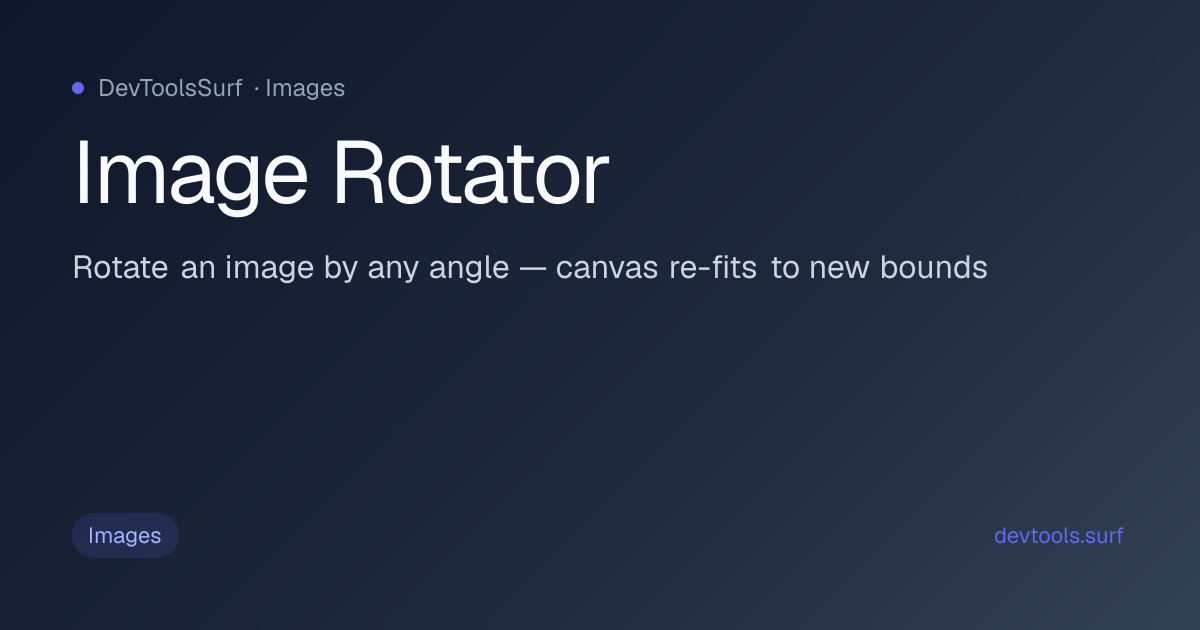 Image Rotator preview - Images tool