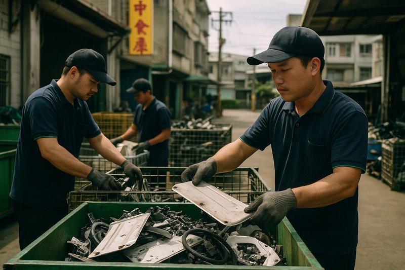 Streamlined recycling process for scrapped vehicles