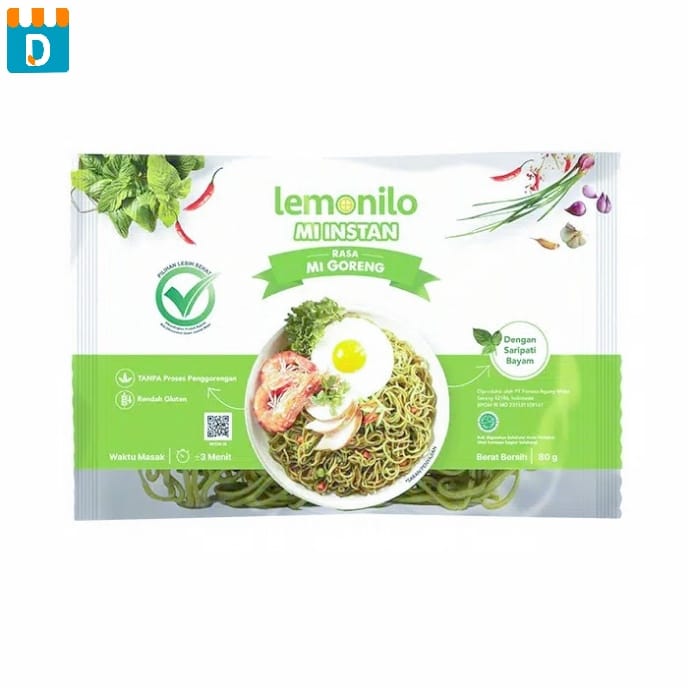 (20Pcs/Karton) Lemonilo Mi Instan Goreng 80 gr