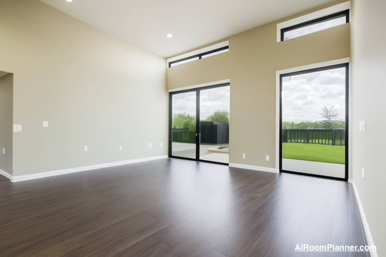 Virtual Staging Render of Living Room