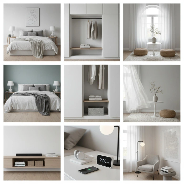 Illustration of Living Room in Minimalist design