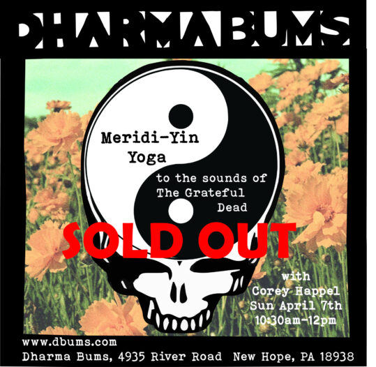 Grateful Dead Yoga with flowers SOLD OUT