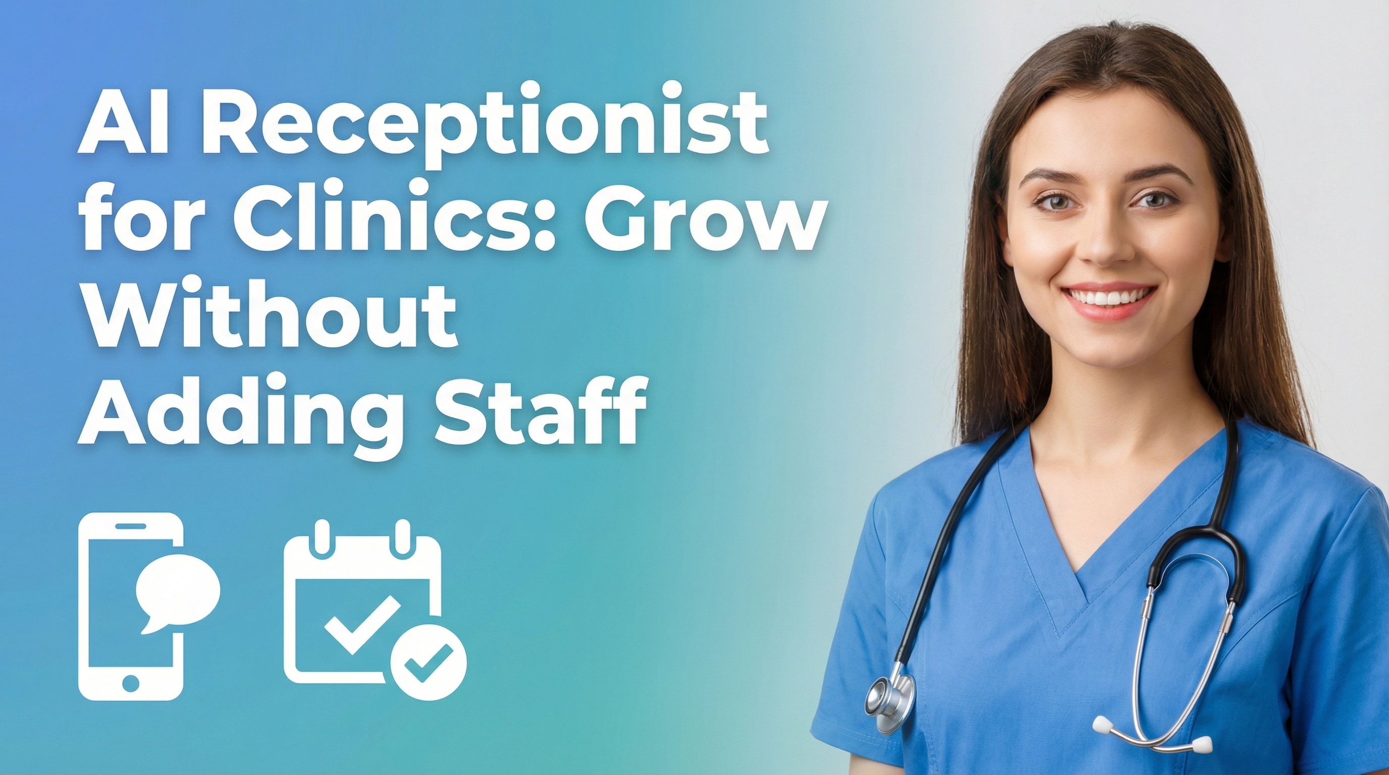 AI receptionist helping a medical clinic manage patient calls and appointments