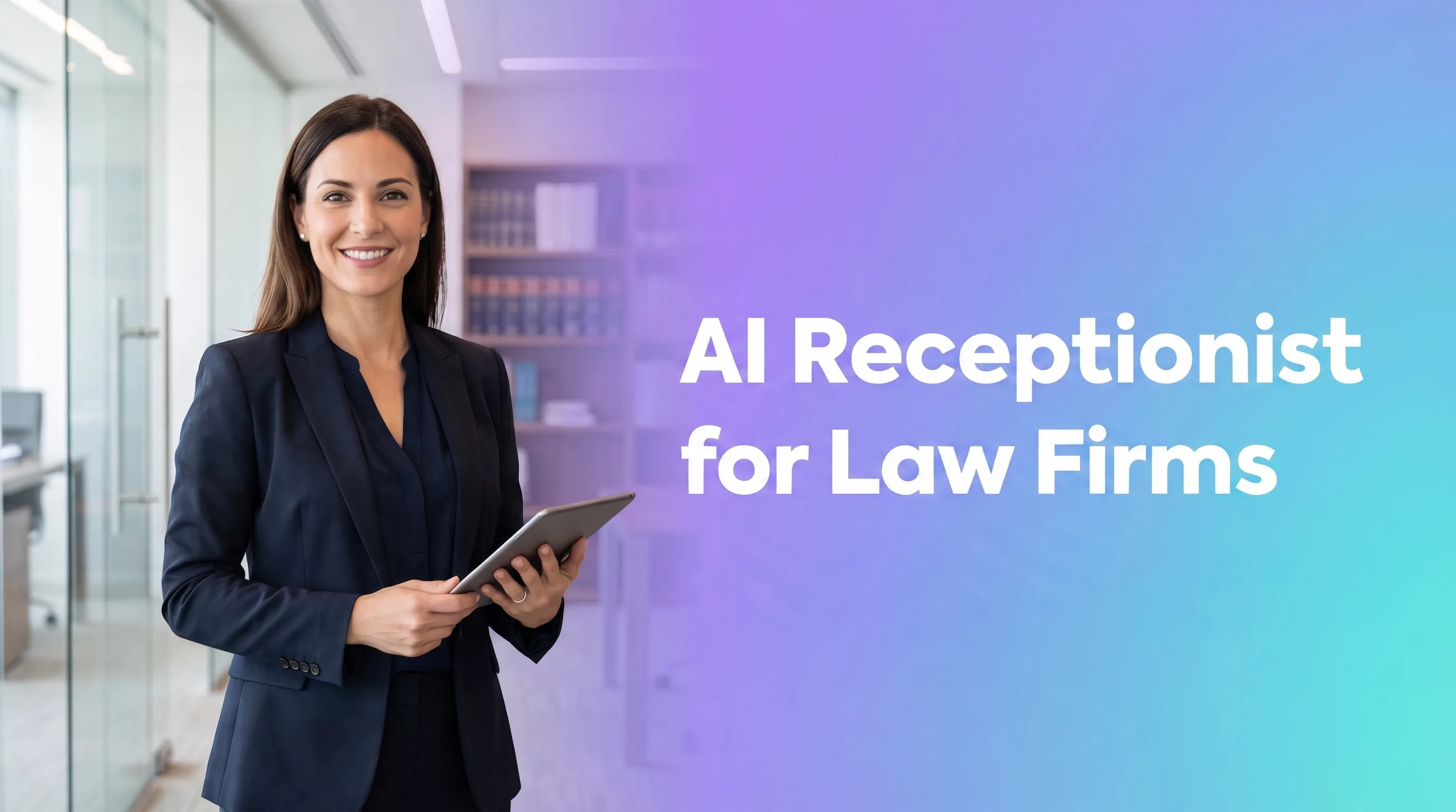 AI receptionist helping a law firm manage client calls and schedule consultations