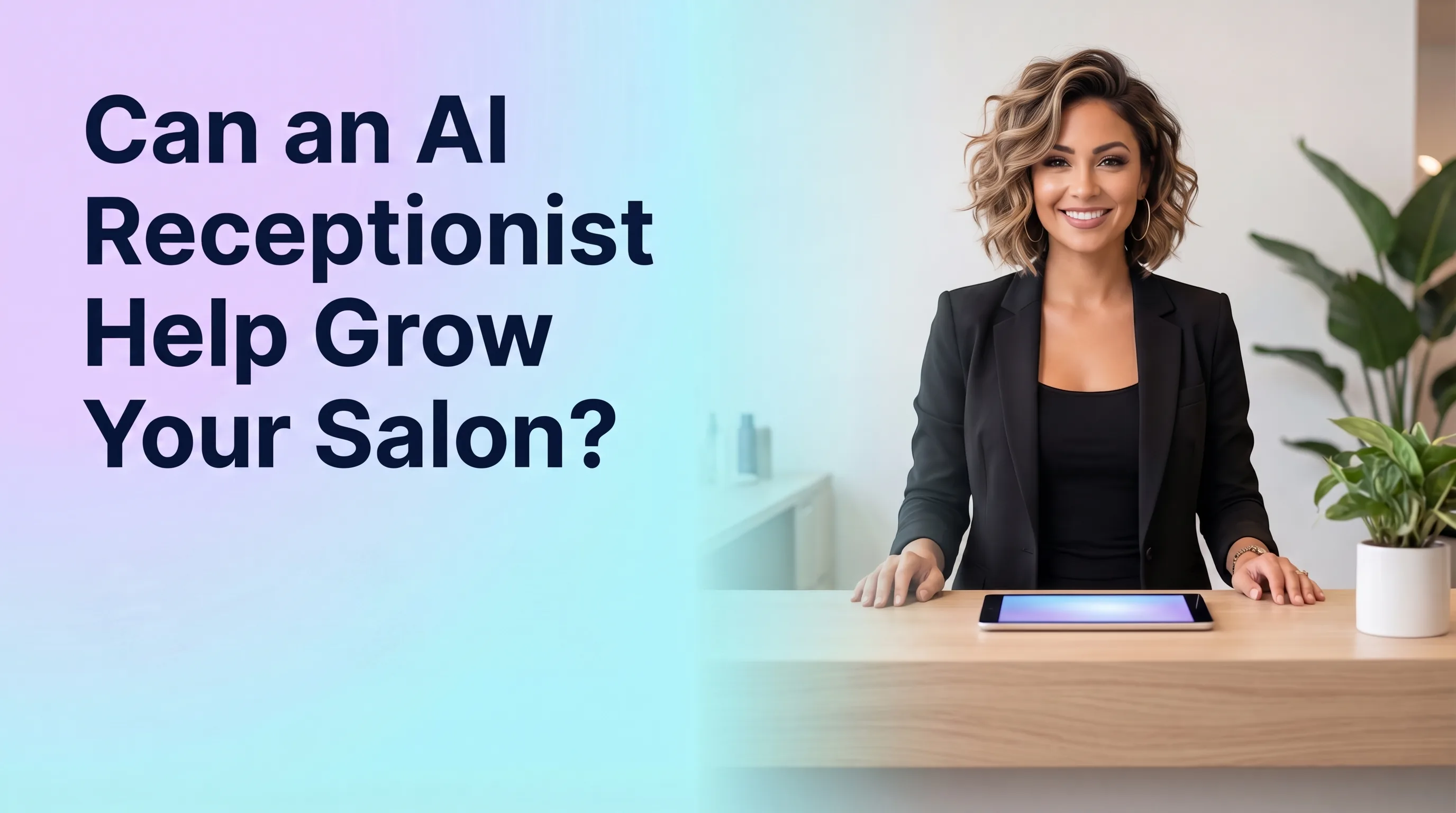 AI receptionist helping a busy salon manage phone calls and appointments