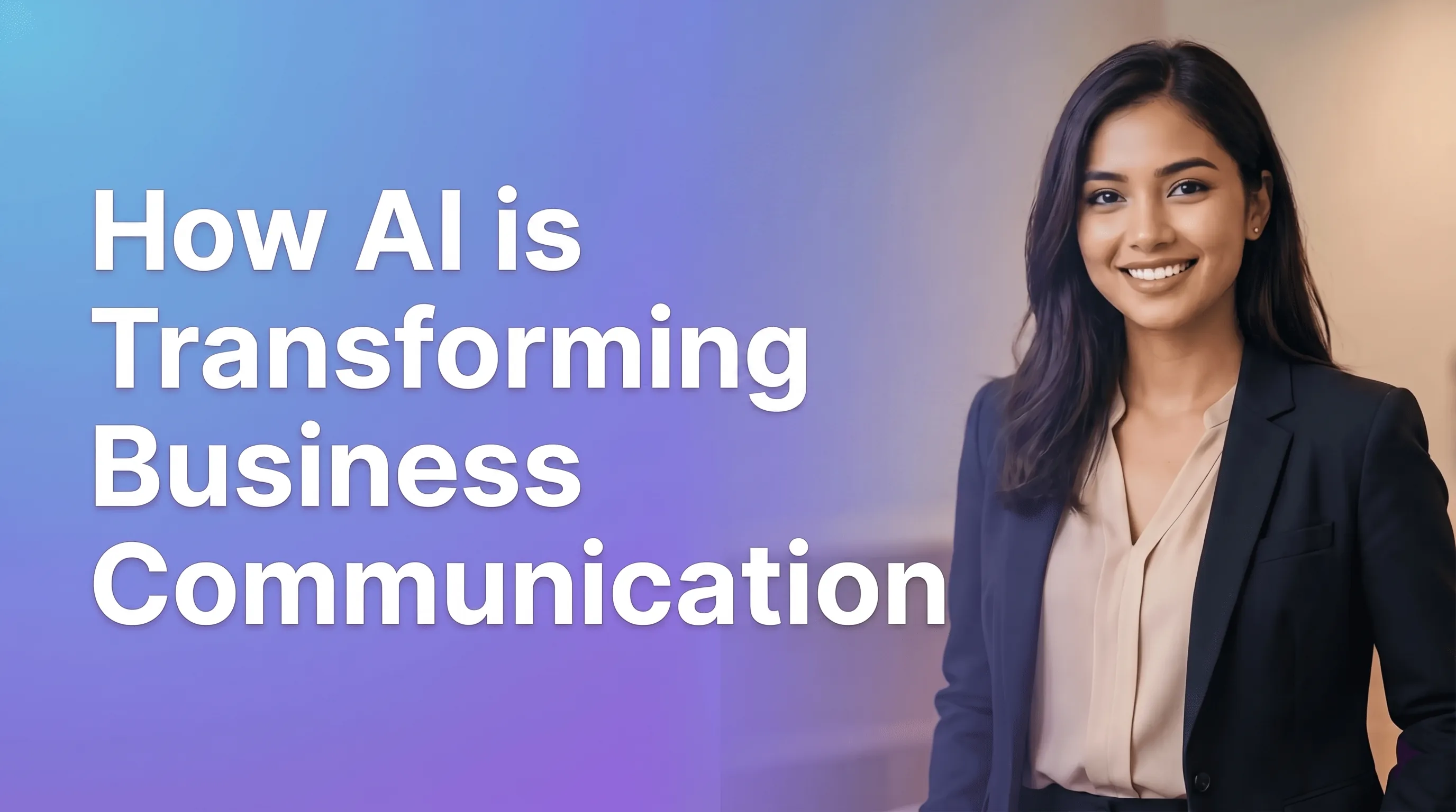 AI neural network visualization connected to business communication icons
