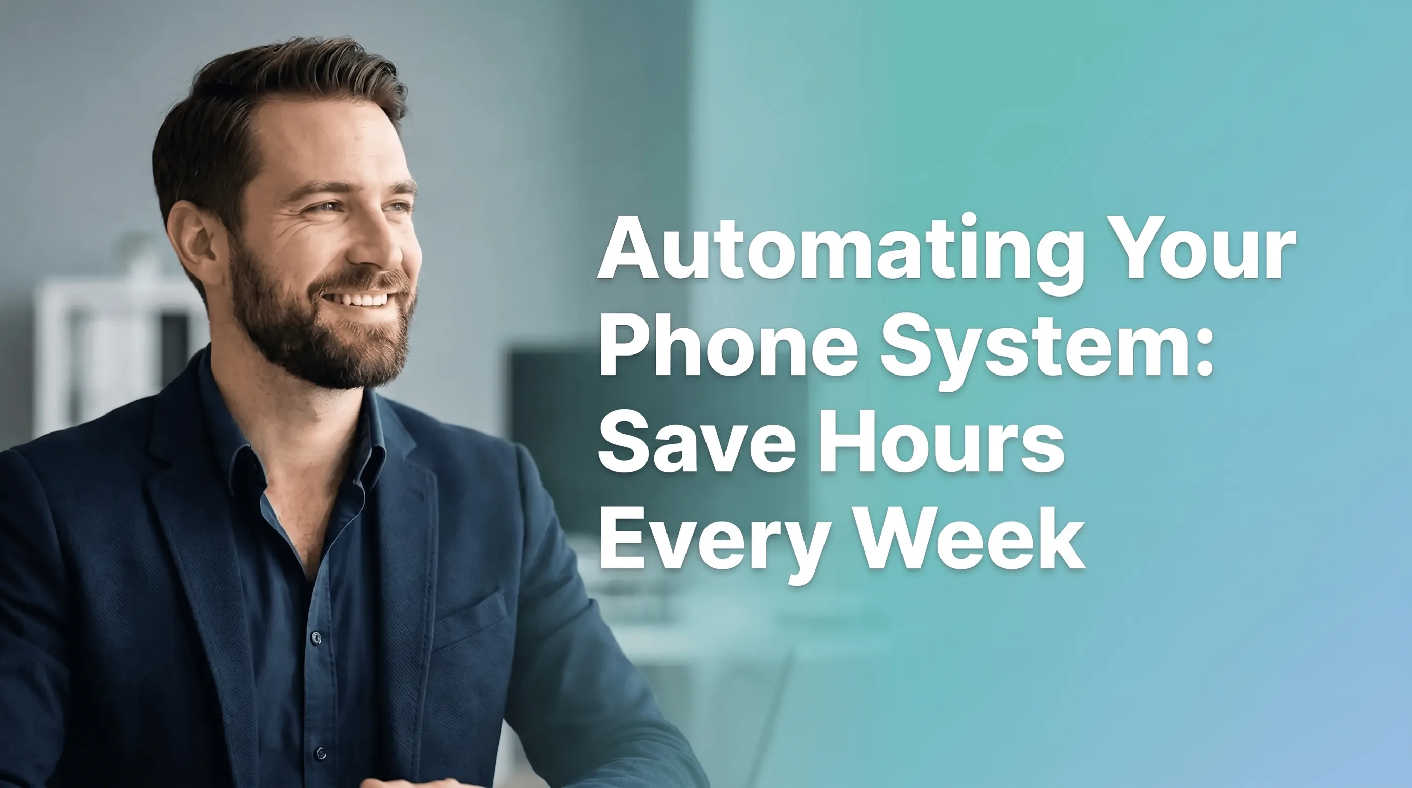 Automated workflow diagram showing phone system integrations