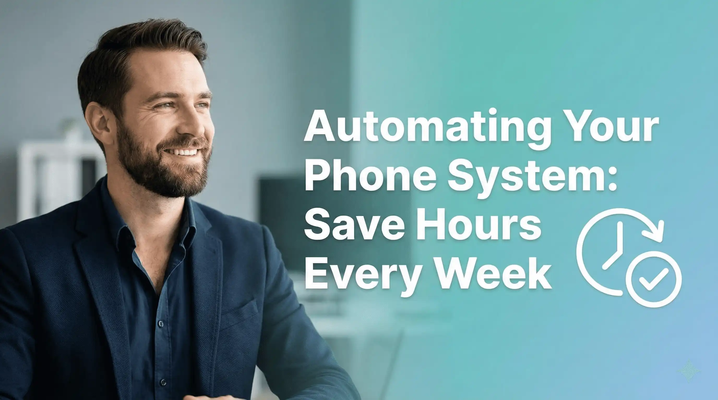 Automated workflow diagram showing phone system integrations