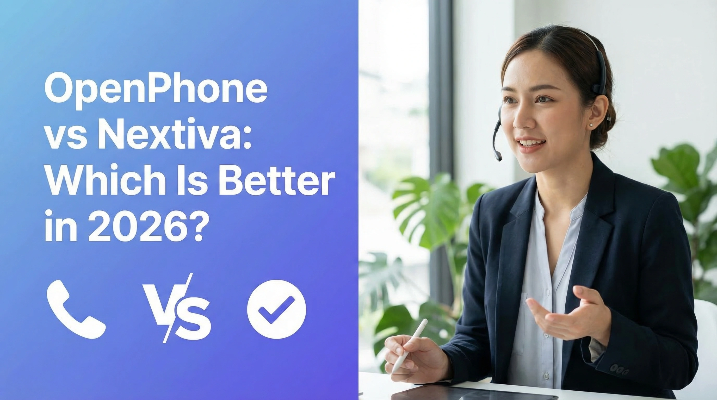 Comparison of OpenPhone, Nextiva, and dialnote business phone systems
