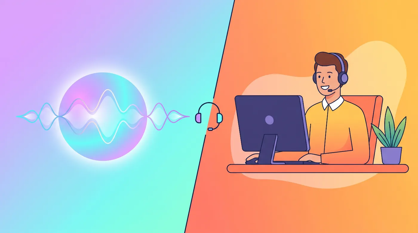 Comparación de recepcionista IA vs servicio de contestación en vivo para pequeños negocios