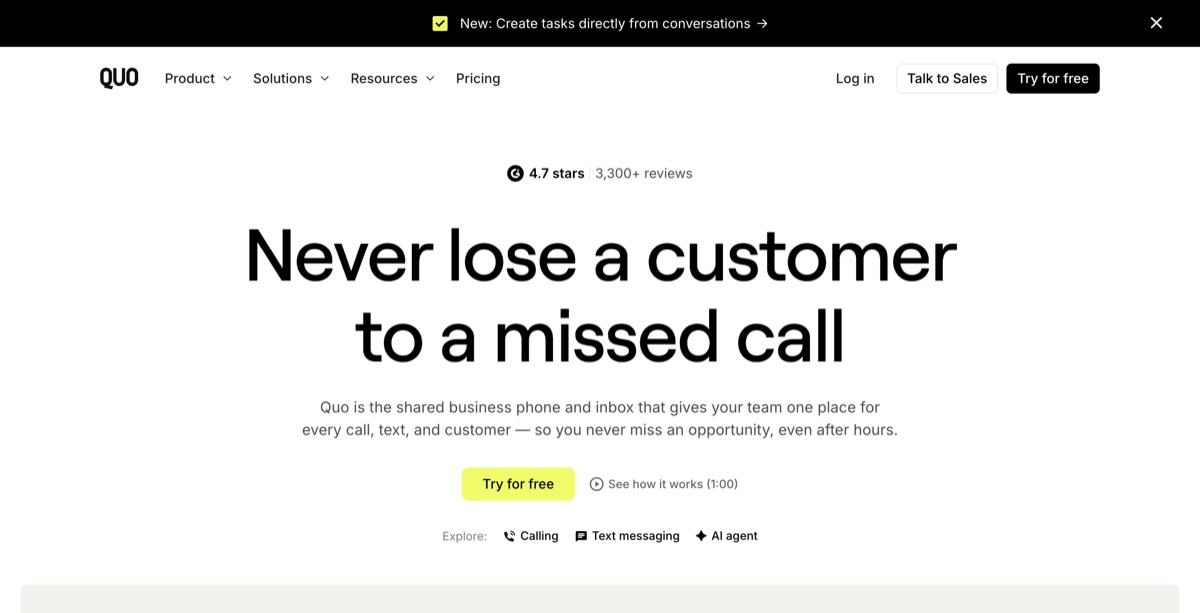 Quo (formerly OpenPhone) homepage