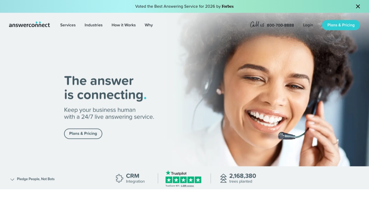 AnswerConnect homepage