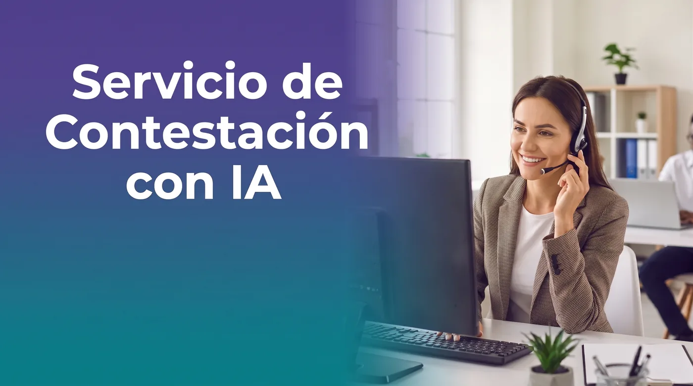 Servicio de contestación con IA atendiendo llamadas de empresa 24/7 con una comparación de costos y beneficios