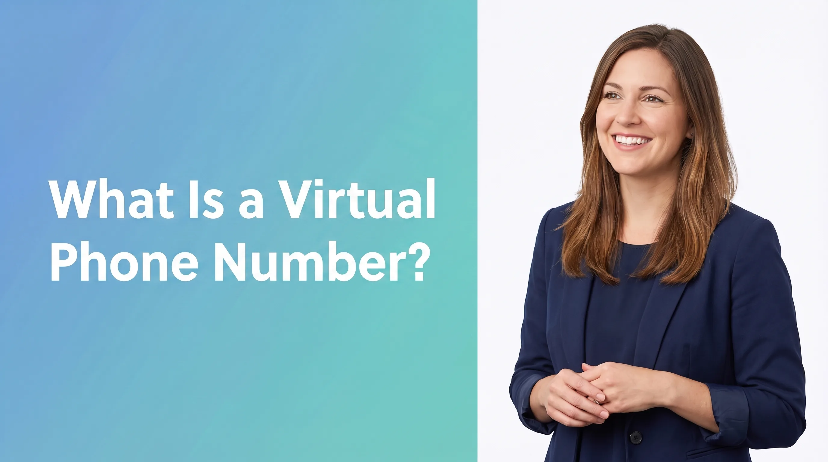 Business professional using virtual phone number on multiple devices