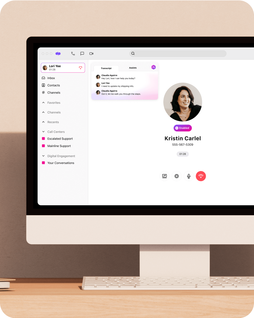 Ai Sales Dialpad Meetings UI