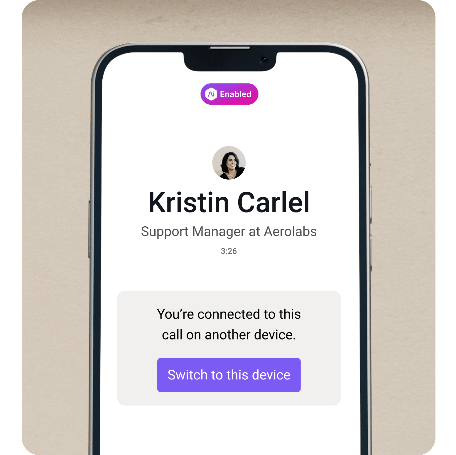 Ai Voice Routing incoming calls to a smartphone