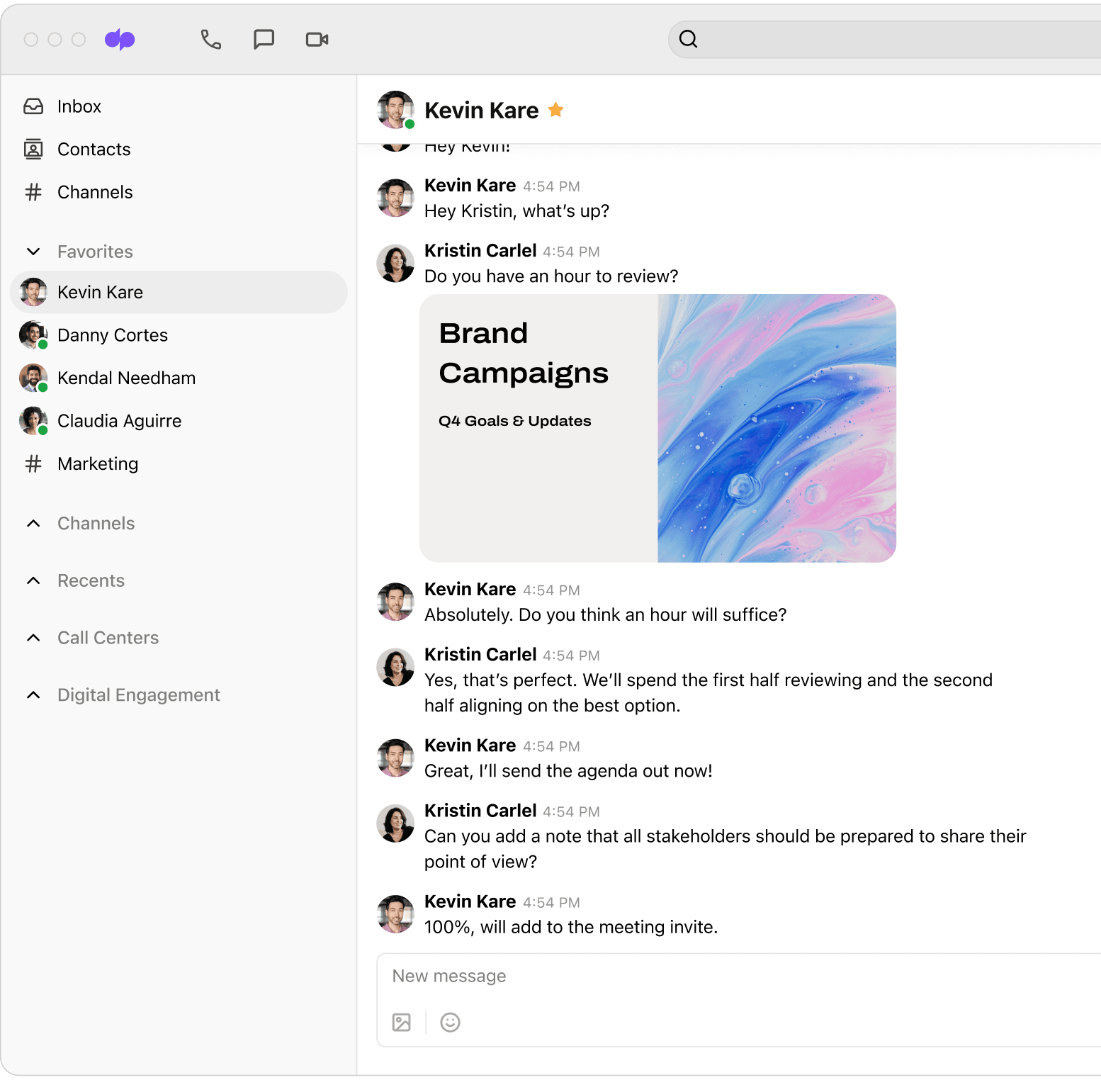 Ai Voice chat and share files