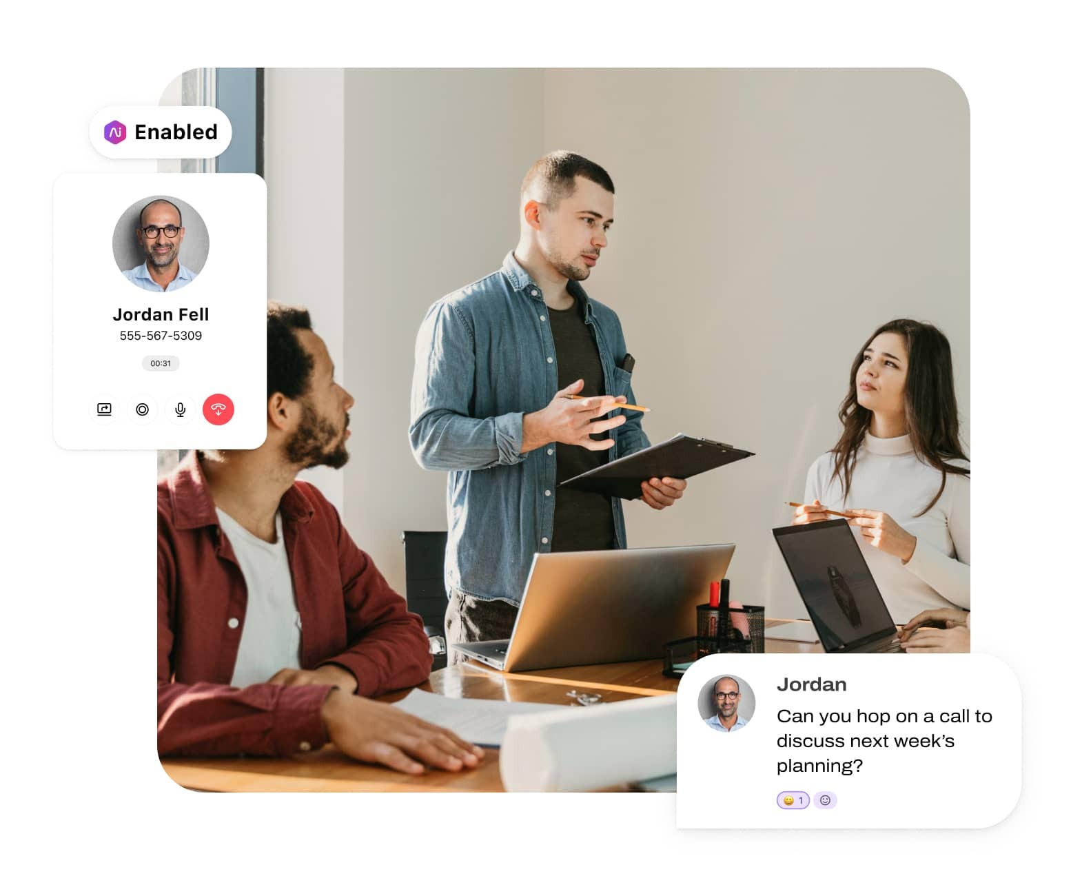 Business communications for enterprises
