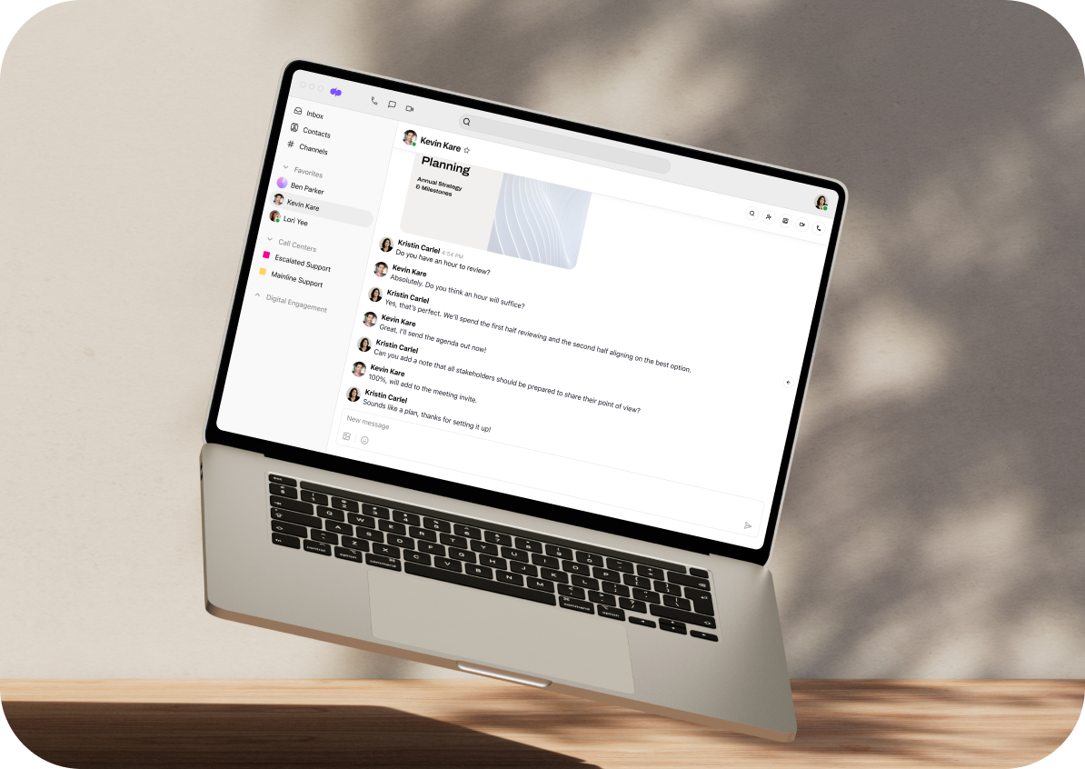 Business communications webinar - Demo Center